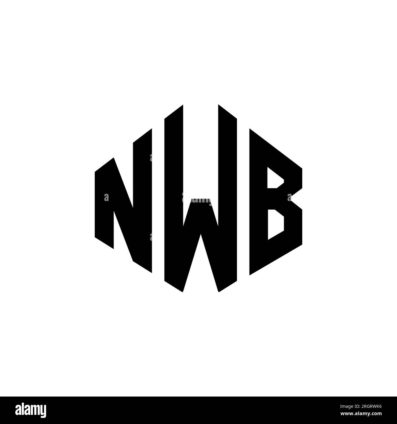 Nwb logo design Ausgeschnittene Stockfotos und -bilder - Alamy