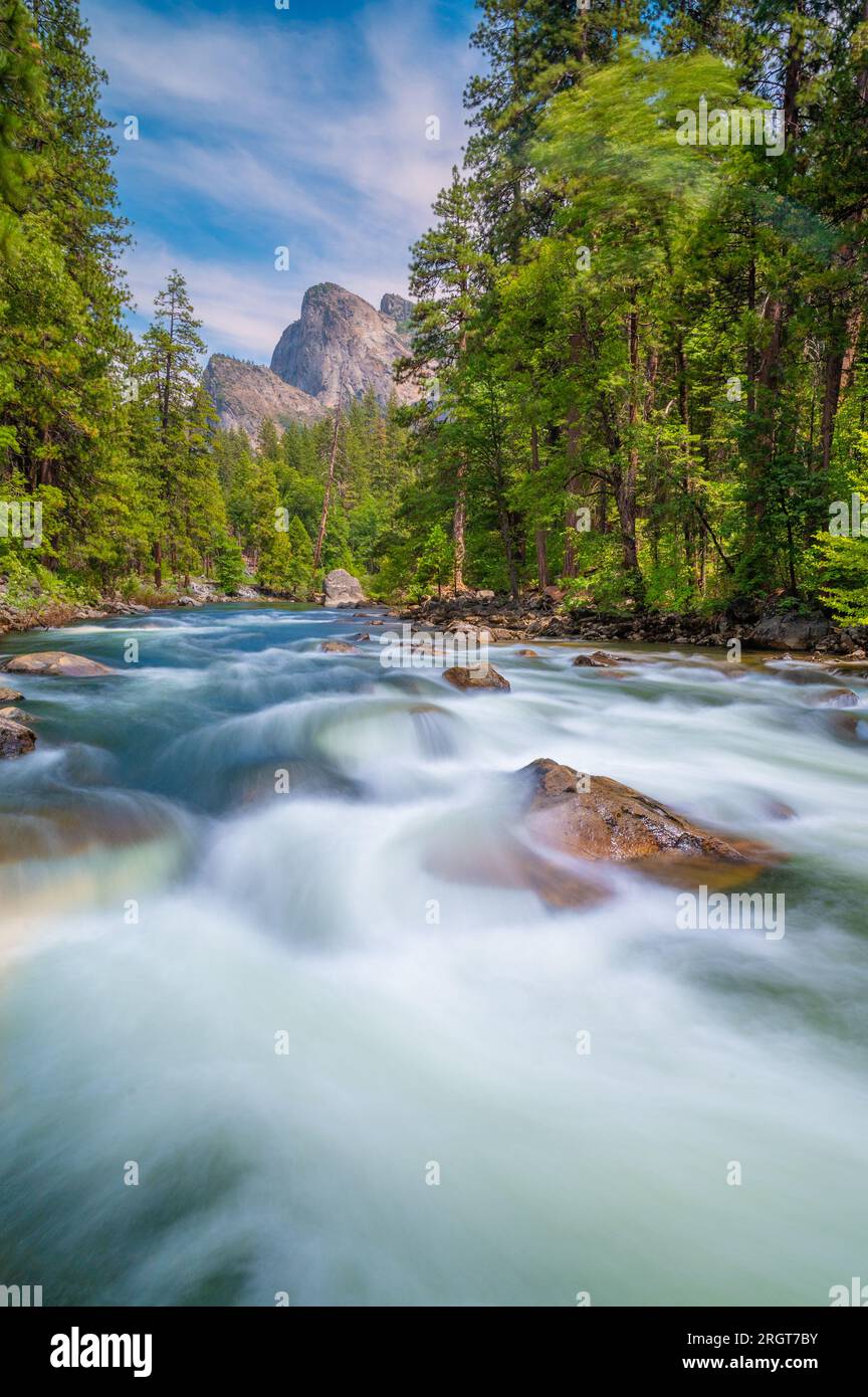 Wunderschöne Landschaft im Yosemite Valley, Kalifornien, USA Stockfoto