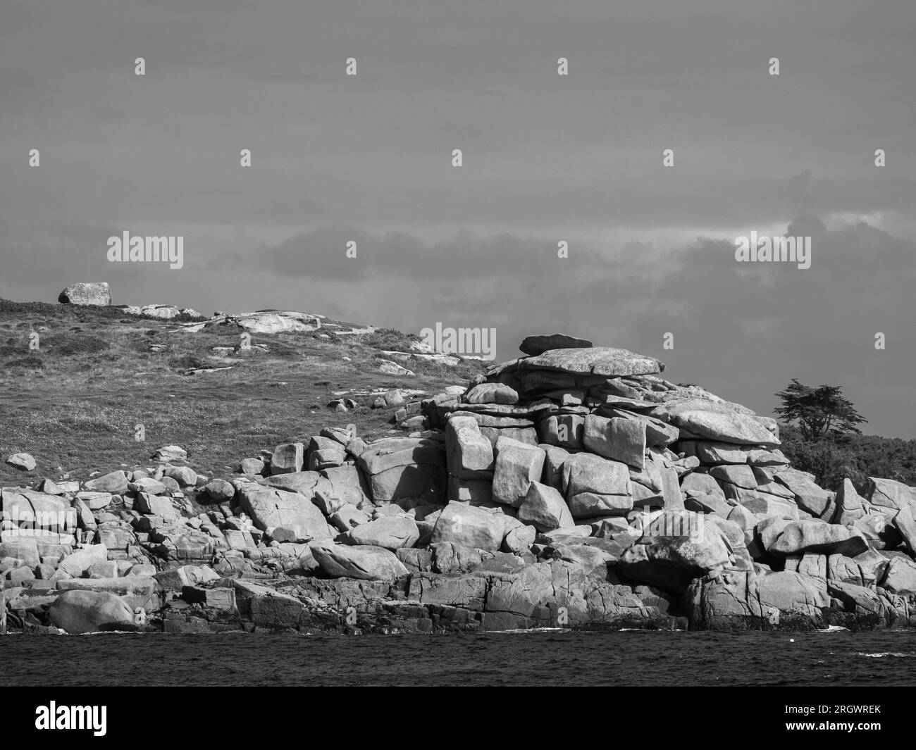 Rocks, Peninnis Head, Pennines Headland, St. Marys, Isles of Scilly, Cornwall, England, GB. Stockfoto