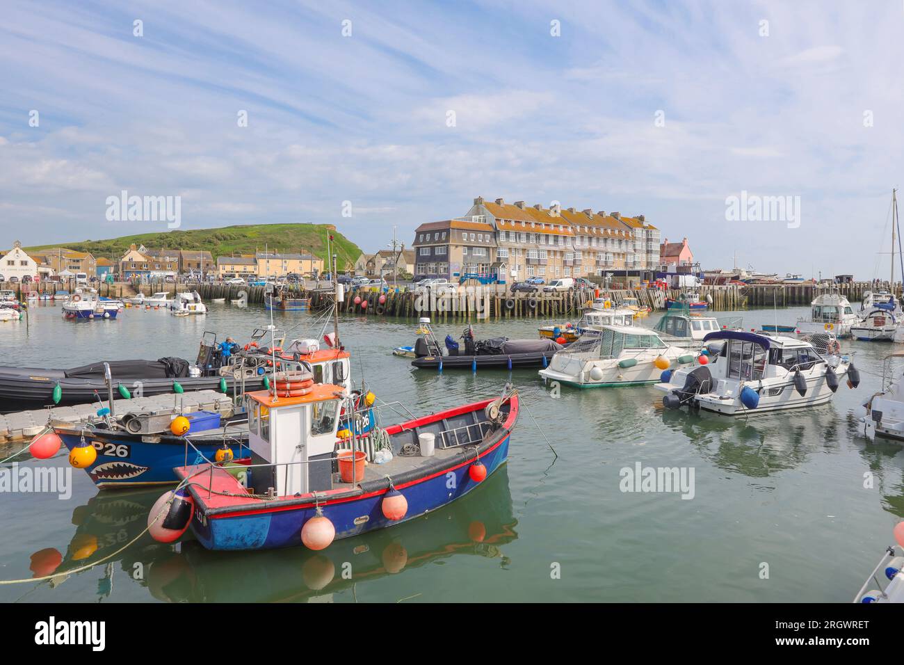 West Bay Harbour Stockfoto