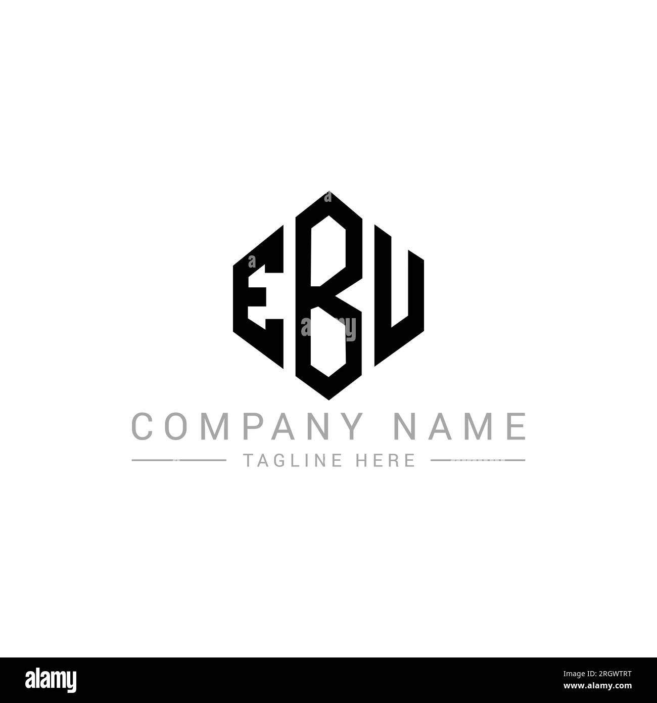 Logo mit EBUBuchstaben und Polygonform. EBUPolygon und