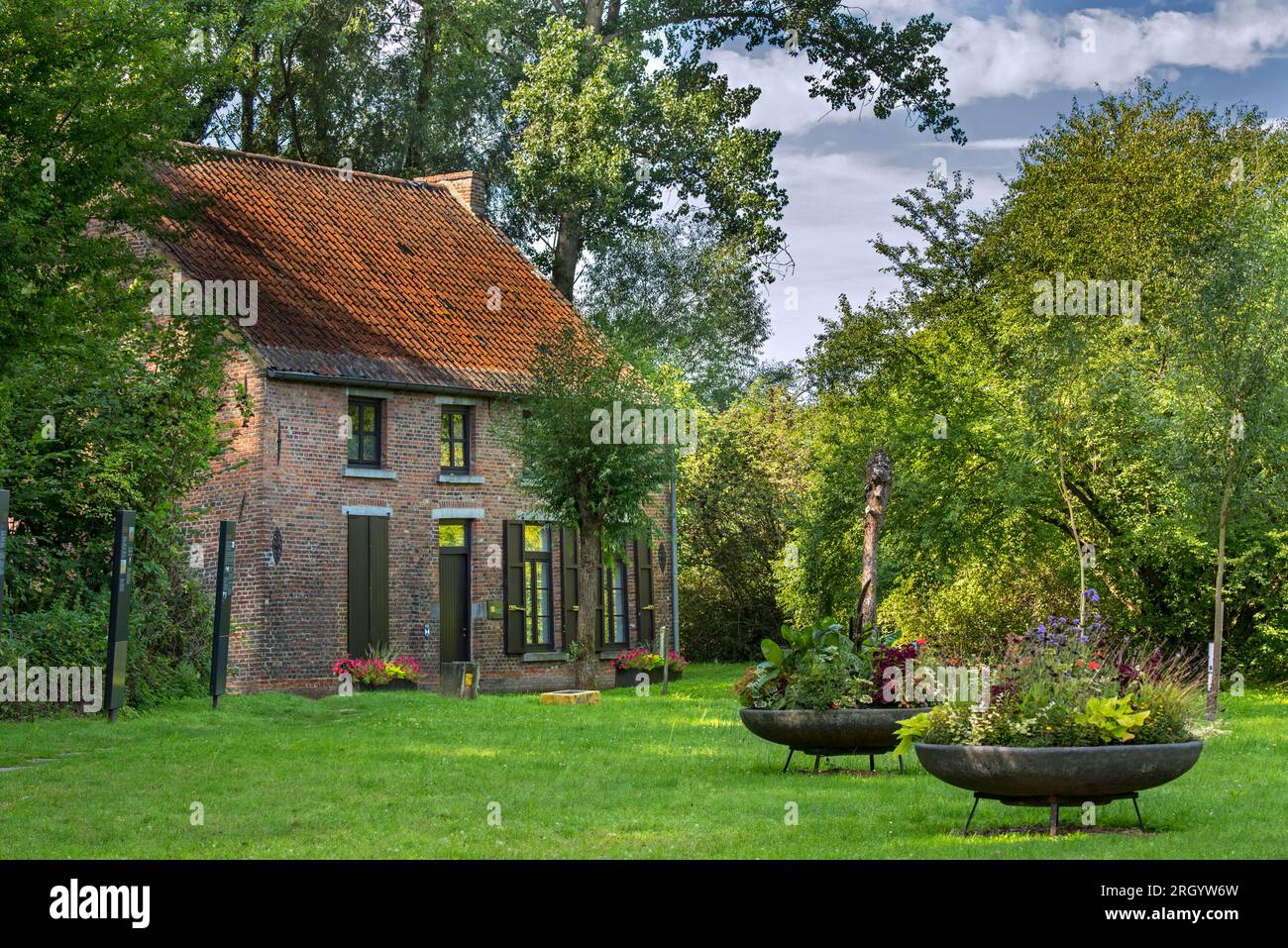 Maison Van Gogh / Vincent Van Gogh House in der Borinage, Museum im Dorf Cuesmes, nahe Mons / Bergen, Provinz Hennegau, Wallonien, Belgien Stockfoto