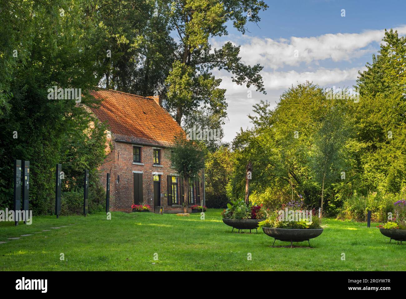 Maison Van Gogh / Vincent Van Gogh House in der Borinage, Museum im Dorf Cuesmes, nahe Mons / Bergen, Provinz Hennegau, Wallonien, Belgien Stockfoto