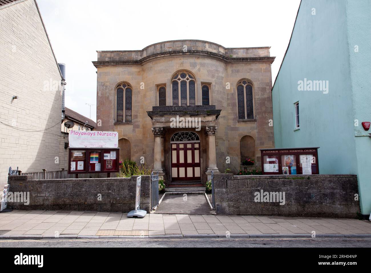United Reformed Church, High Street, Glastonbury, Somerset England Stockfoto