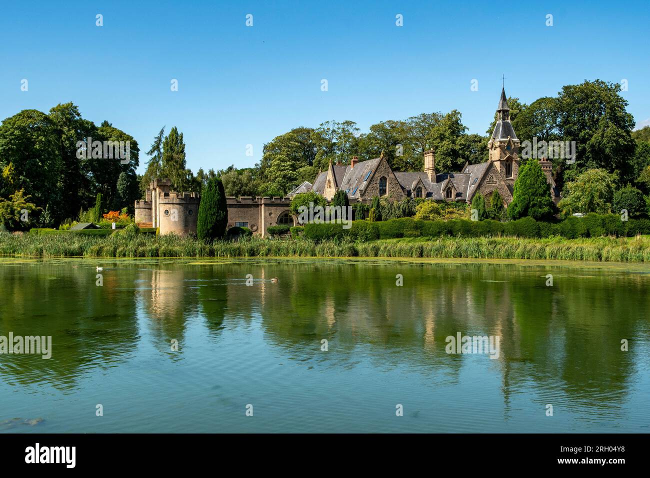 Haus in Newstead Abbey, Newstead, Nottinghamshire, England Stockfoto