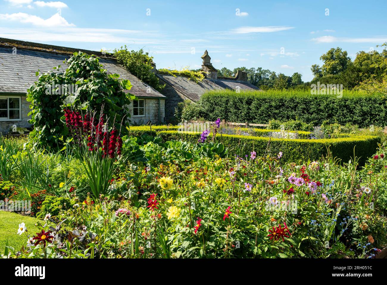 Easton Walled Gardens, in der Nähe von Grantham, Lincolnshire, England Stockfoto