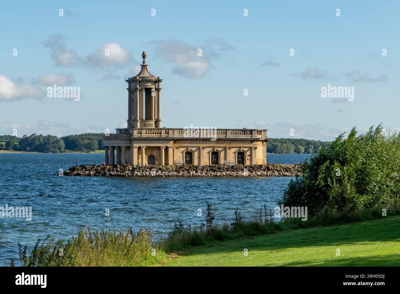 Normanton Church on Rutland Waters, Oakham, Rutland, England Stockfoto