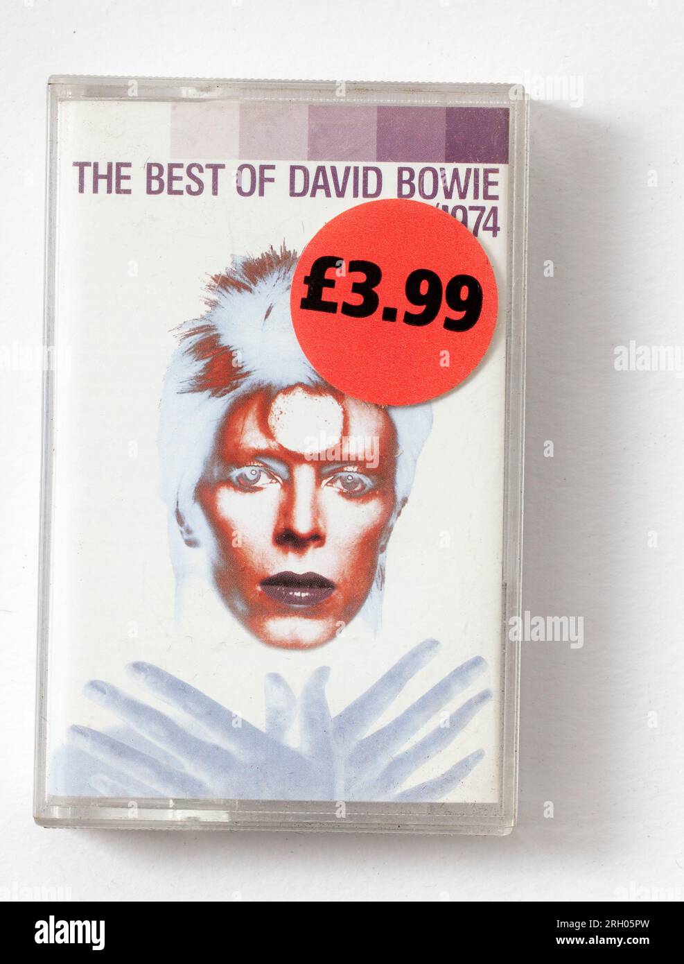 Das Beste von David Bowie Audio-Musikkassetten Stockfoto