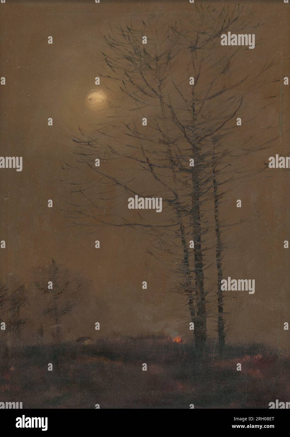 Q62521220 zwischen 1885 und 1895 von László Mednyánszky Stockfoto