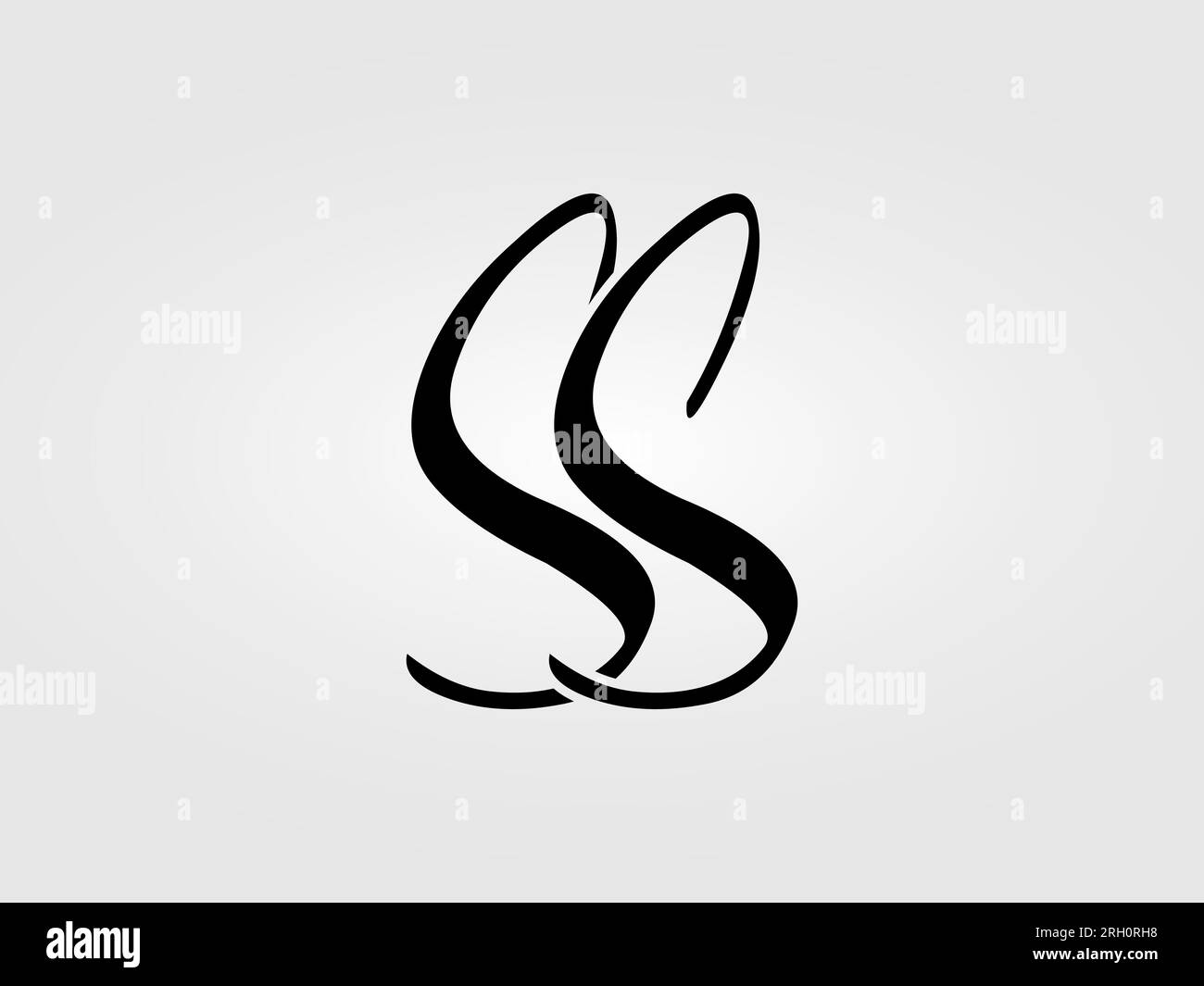 Ursprüngliche SS Letter Logo-Design-Vektorvorlage. Monogramm, Schriftzeichen SS-Logo-Design Stock Vektor