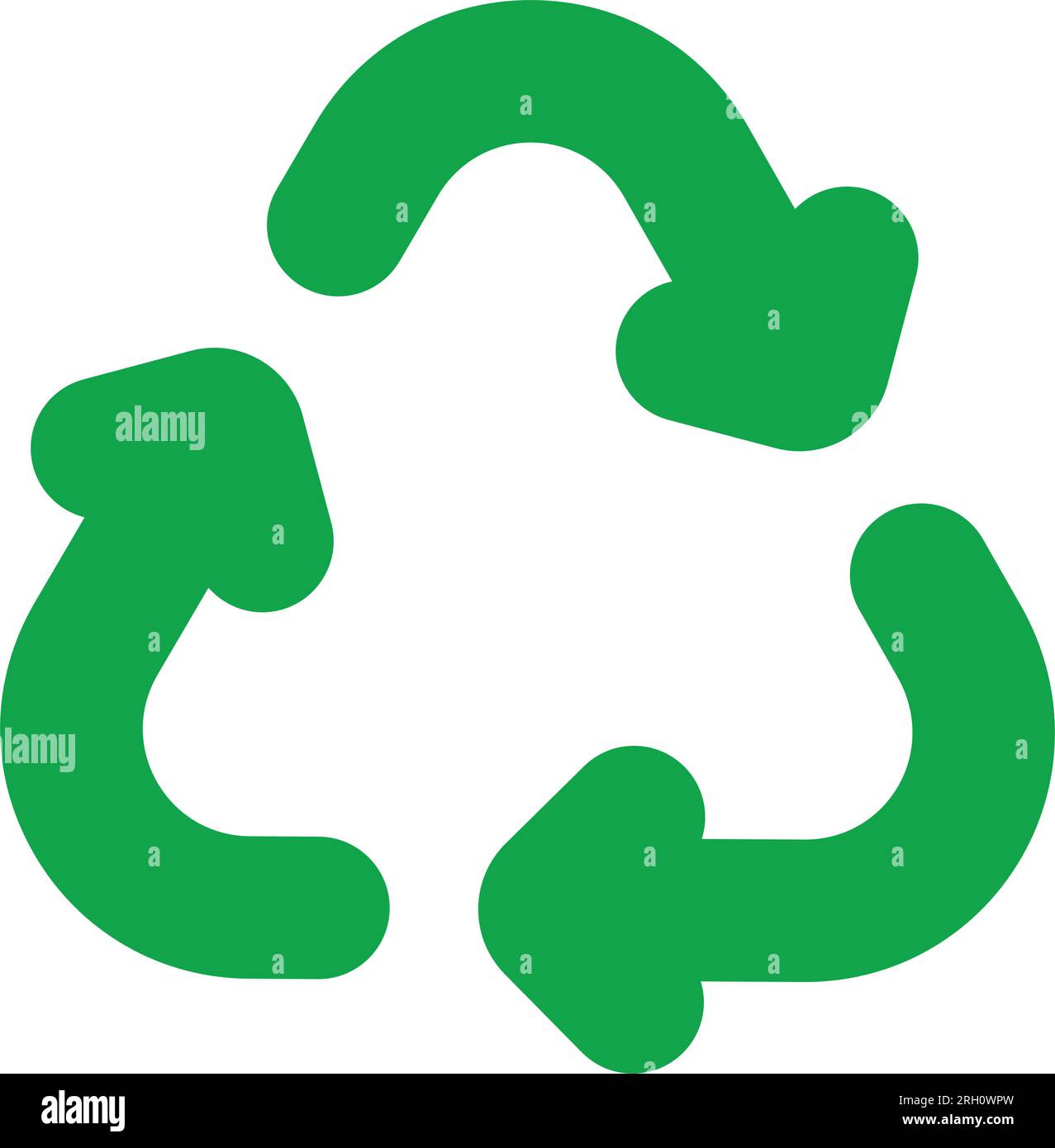 Design zur Wiederverwertung von Symbolvektoren Stock Vektor