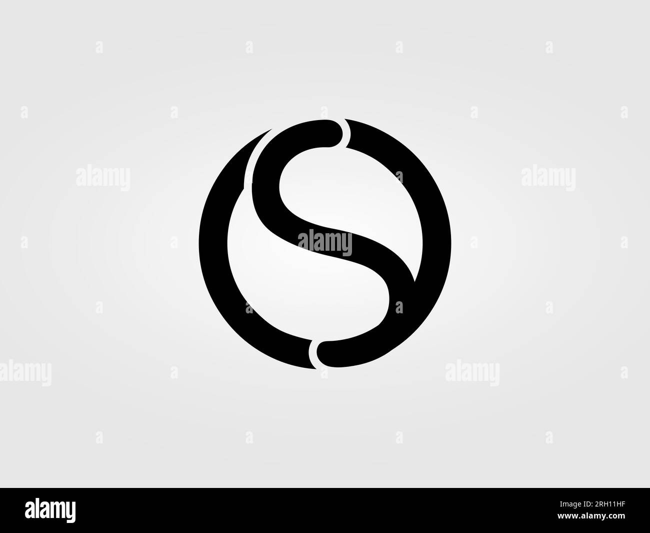 Ursprüngliche Vorlage für Logo-Design des SO-Briefs. Monogramm, Schriftzeichen SO Logo Design Stock Vektor