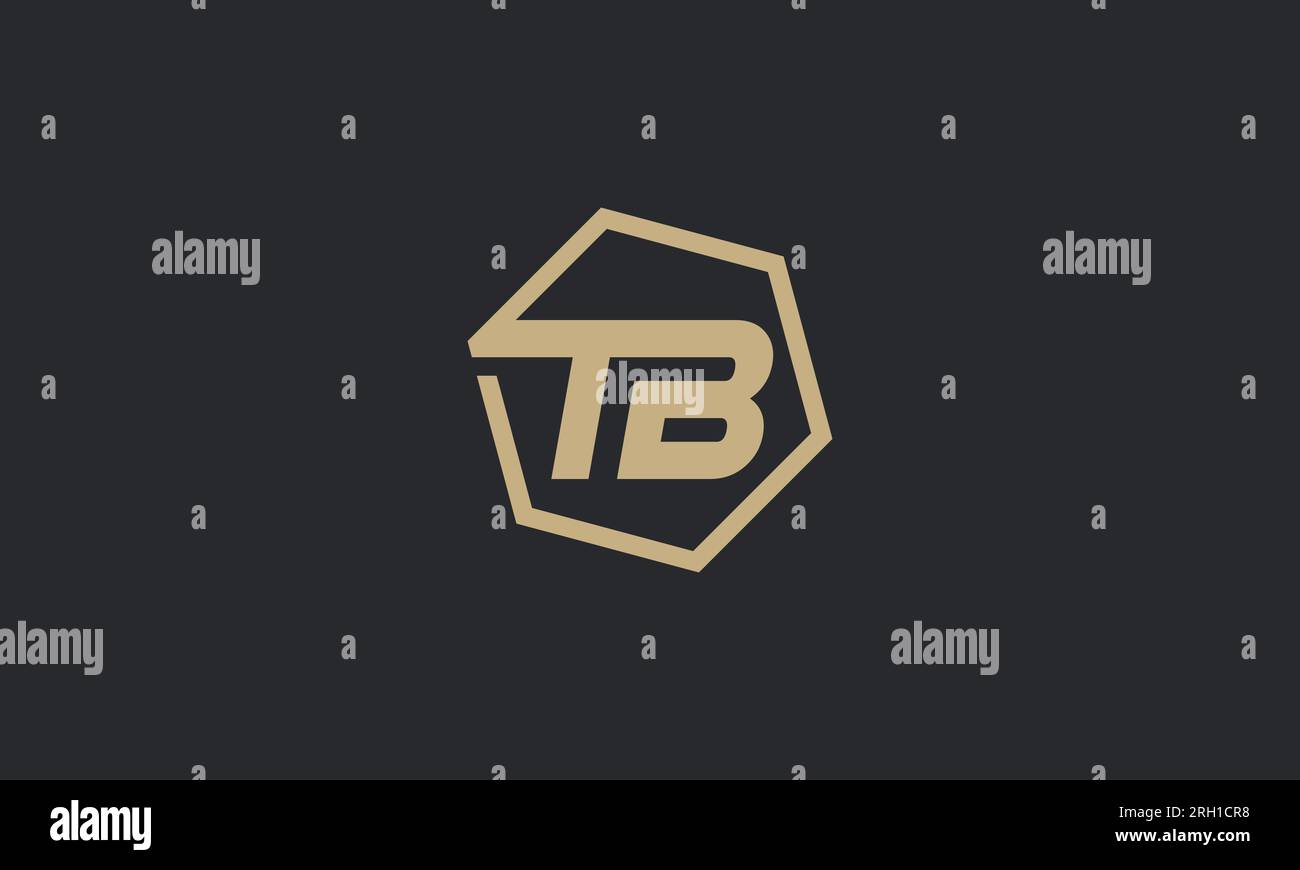 TB-Logo-Design mit Buchstabe . Creative Briefen TB Logo Design Vector Template. Anfängliches Design des TB-Logos Stock Vektor