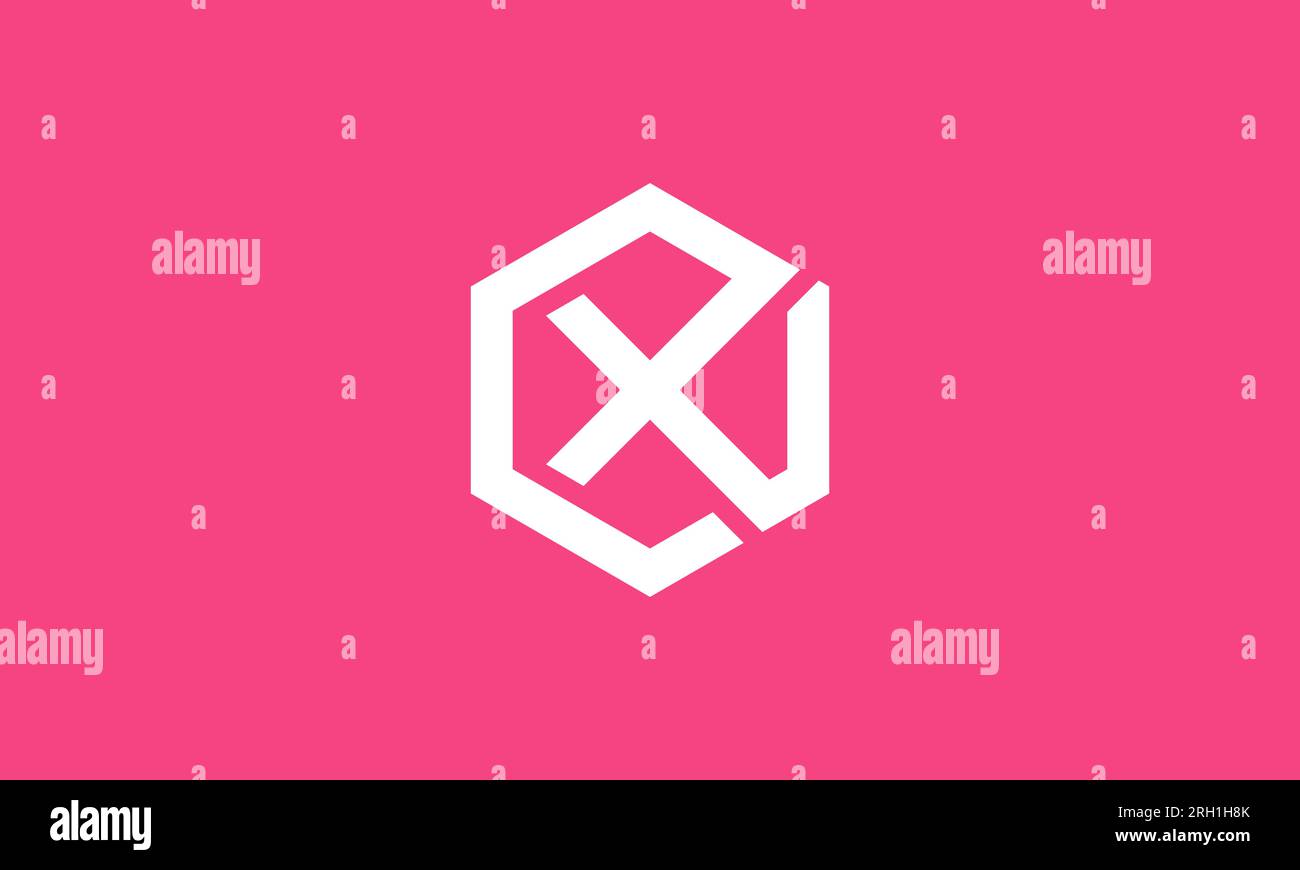 Modernes „Letter OX“- oder „XO“-Logo. Einfacher und moderner Stil. vektordarstellung Stock Vektor