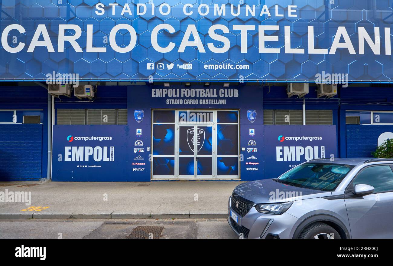 Carlo Castellani Arena - der offizielle Spielplatz des FC Empoli Stockfoto