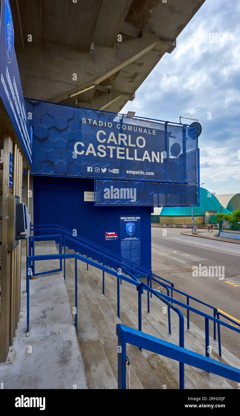 Carlo Castellani Arena - der offizielle Spielplatz des FC Empoli Stockfoto