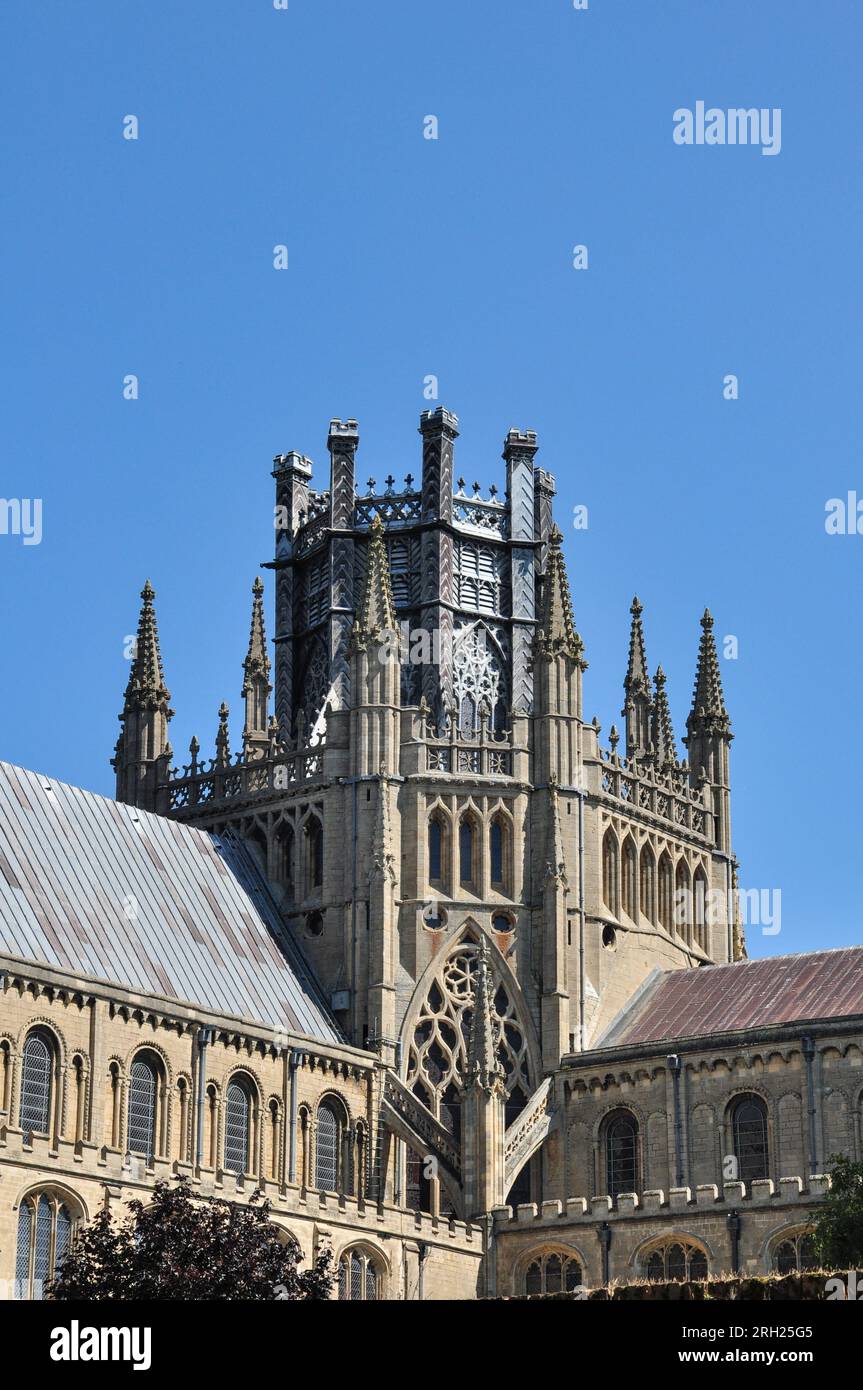 Cathedral, Ely, Cambridgeshire, England, Großbritannien Stockfoto