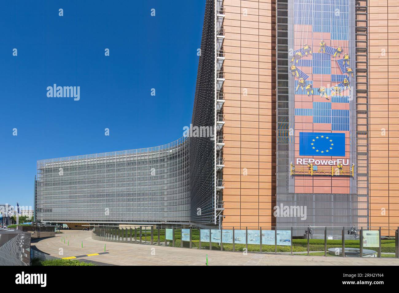 Sitz der Europäischen Kommission in Brüssel Stockfoto