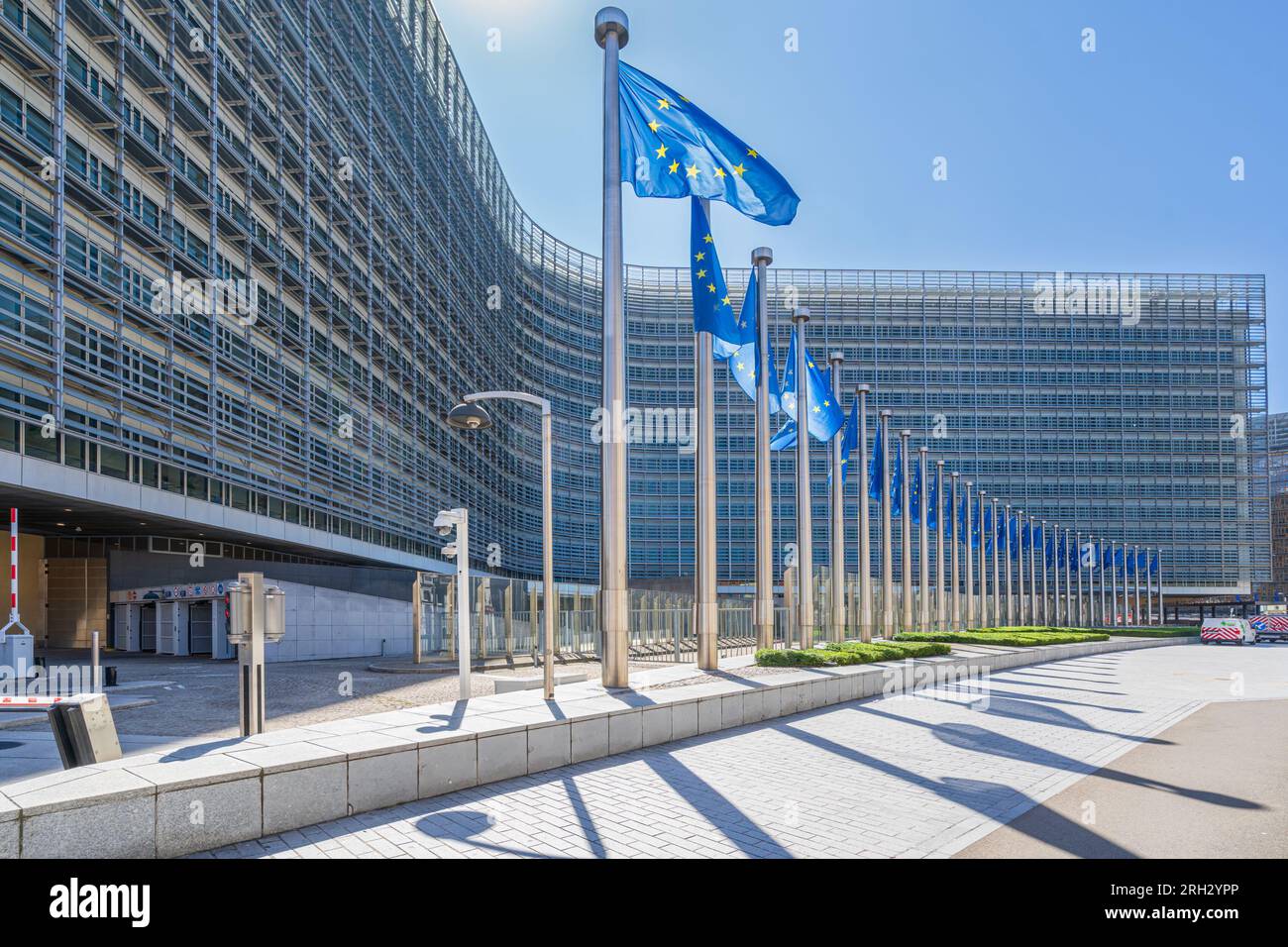 Sitz der Europäischen Kommission in Brüssel Stockfoto