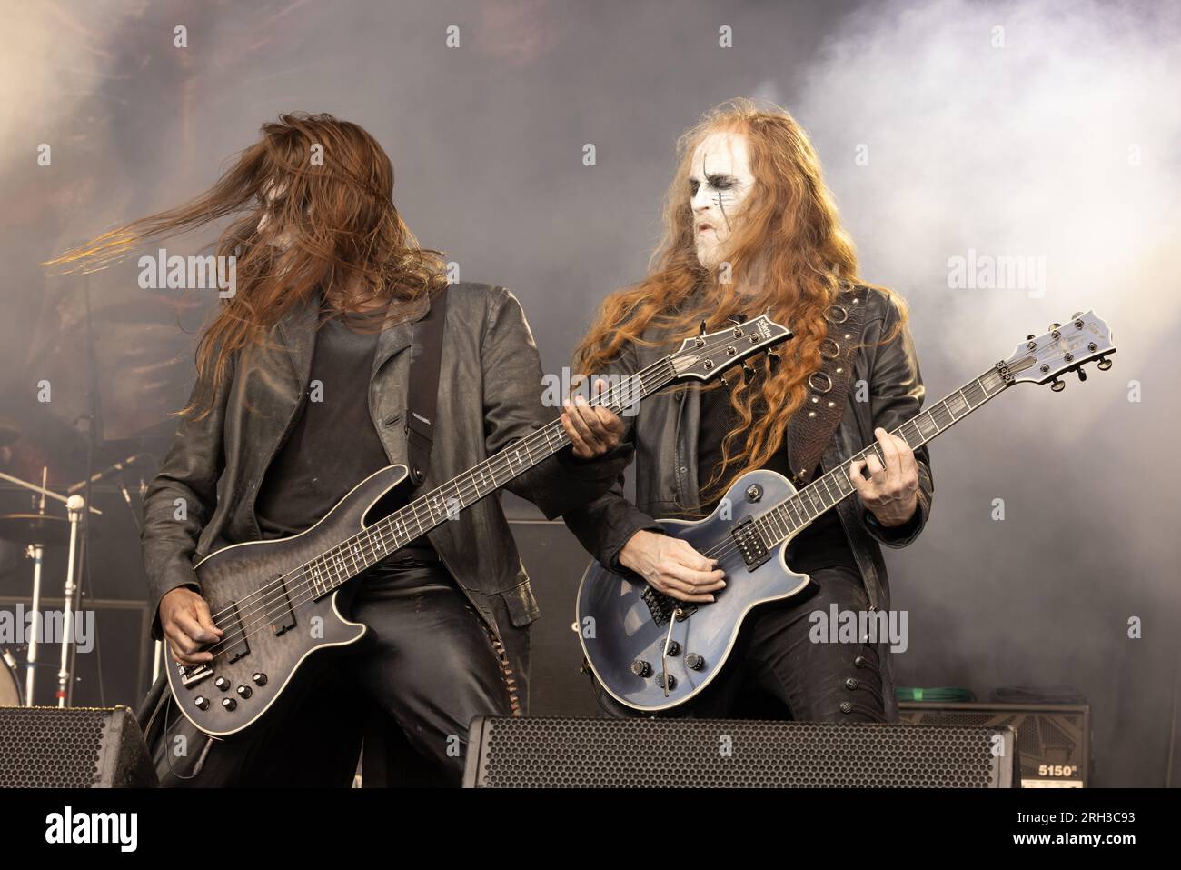 Abbath tritt live beim Bloodstock Open Air Festival 2023 in Catton Park, Derbyshire, Großbritannien, auf. Foto: John Lambeth/Alamy. Stockfoto