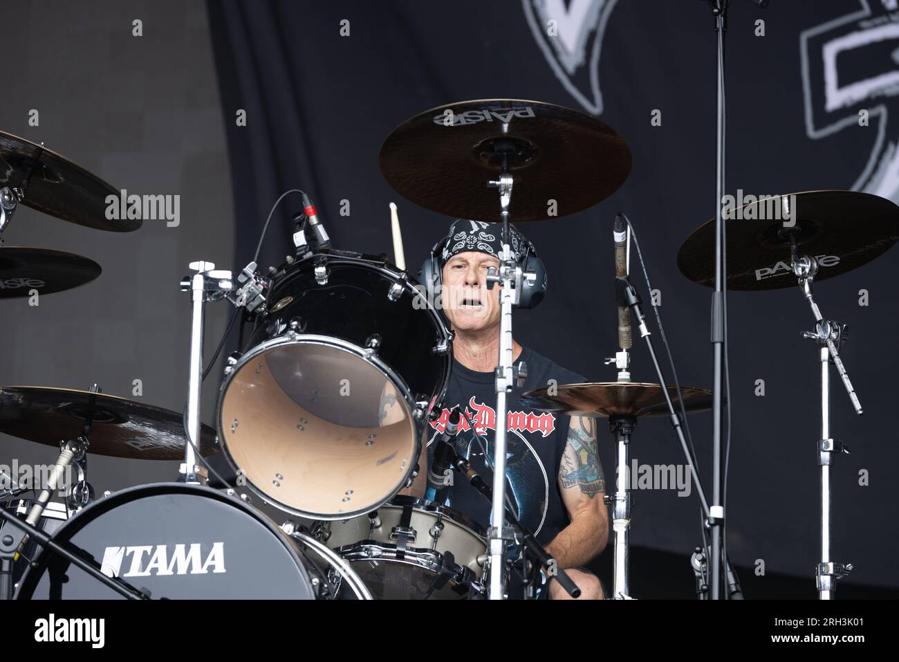 Crowbar live beim Bloodstock Open Air Festival 2023 in Catton Park, Derbyshire, Großbritannien. Foto: John Lambeth/Alamy Stockfoto