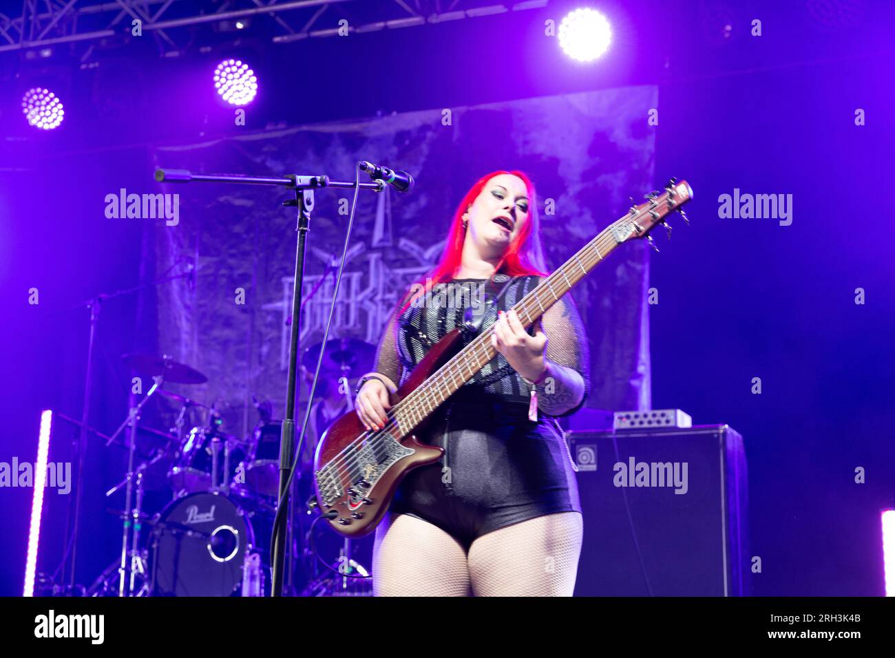 Birmingham, UK Band Dakesis, Live beim Bloodstock Open Air Festival, August 2023. Foto: John Lambeth/Alamy Stockfoto
