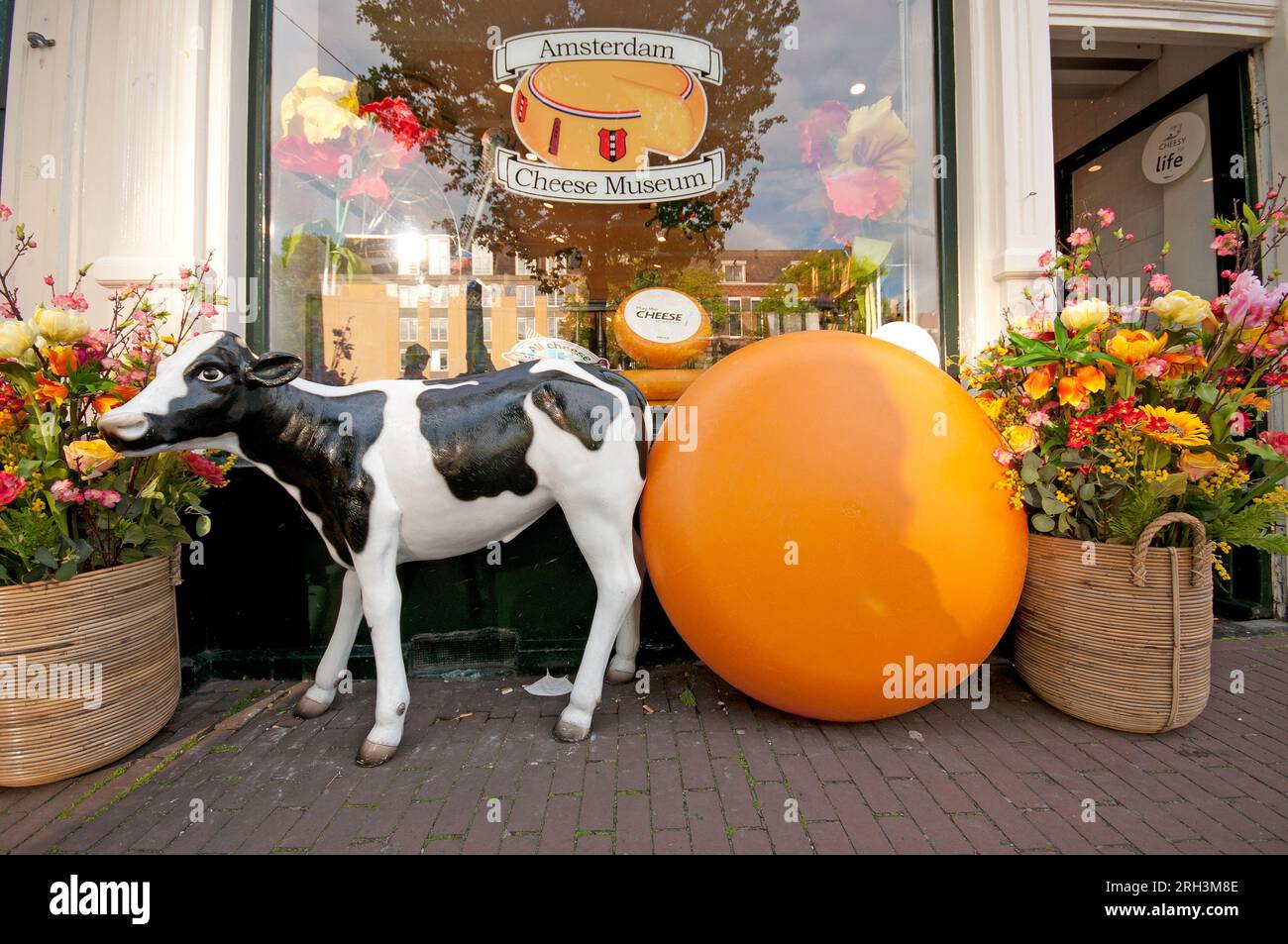 Amsterdam Cheese Museum, Amsterdam, Niederlande Stockfoto