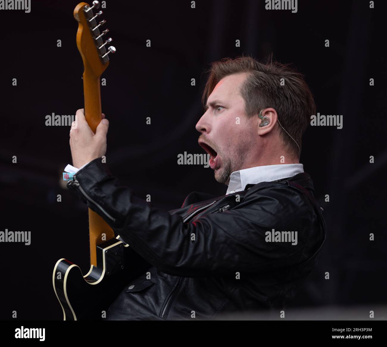 Royal Republic, live beim Bloodstock Open Air Festival 2023 in Catton Park, Derbyshire, Großbritannien. Foto: John Lambeth/Alamy Stockfoto