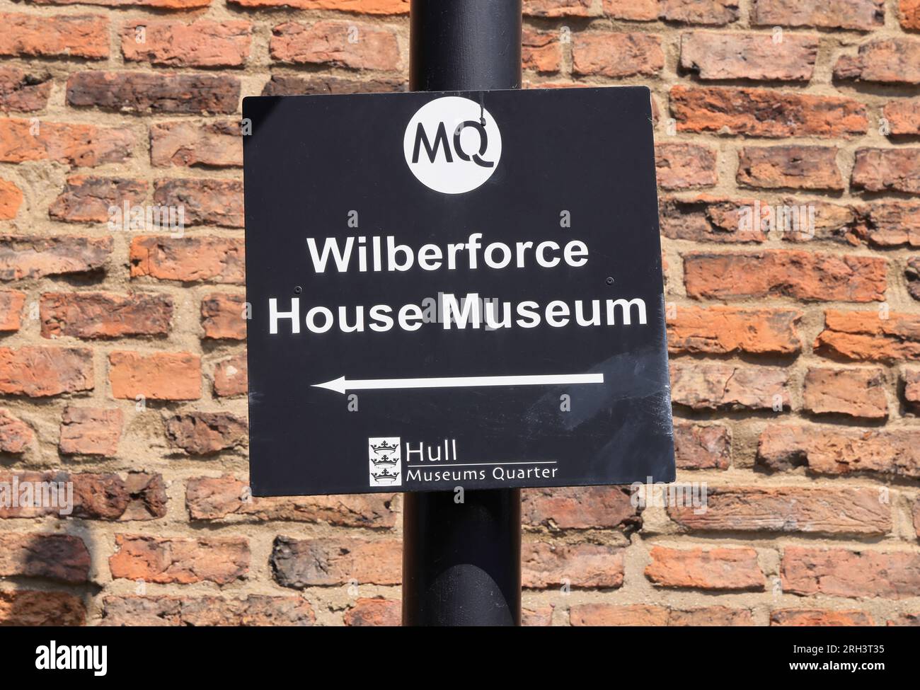 Wilberforce House, Geburtsort von William, dem berühmten Kämpfer gegen den Sklavenhandel. Das Haus ist eines der 3 Museen im Hull's Museum Quarter, Großbritannien Stockfoto