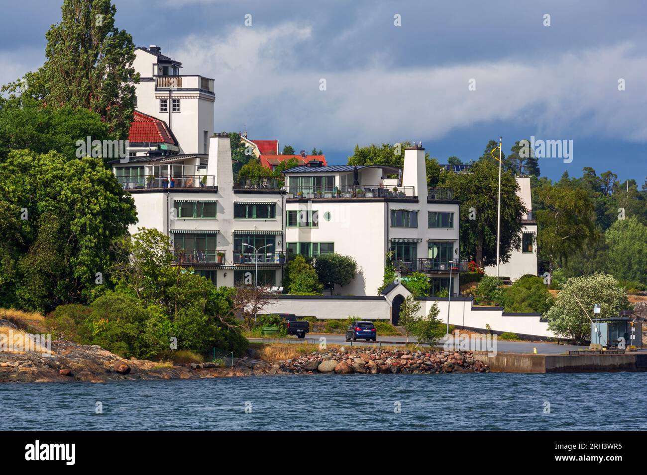 Bezirk Gashaga, Insel Lidingo, Stockholmer Archipel, Schweden, Skandinavien Stockfoto