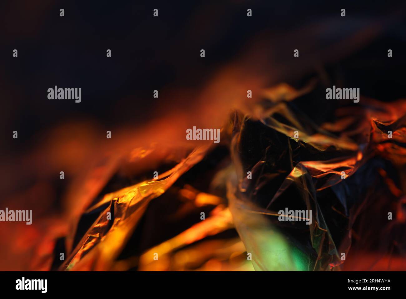 Abstrakte Makroaufnahme mit Farbpapierstruktur Stockfoto