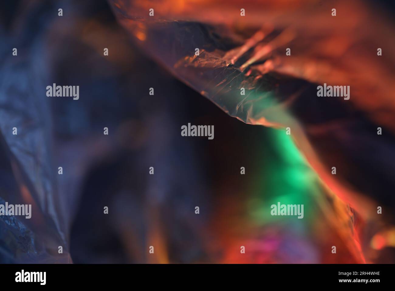 Abstrakte Makroaufnahme mit Farbpapierstruktur Stockfoto