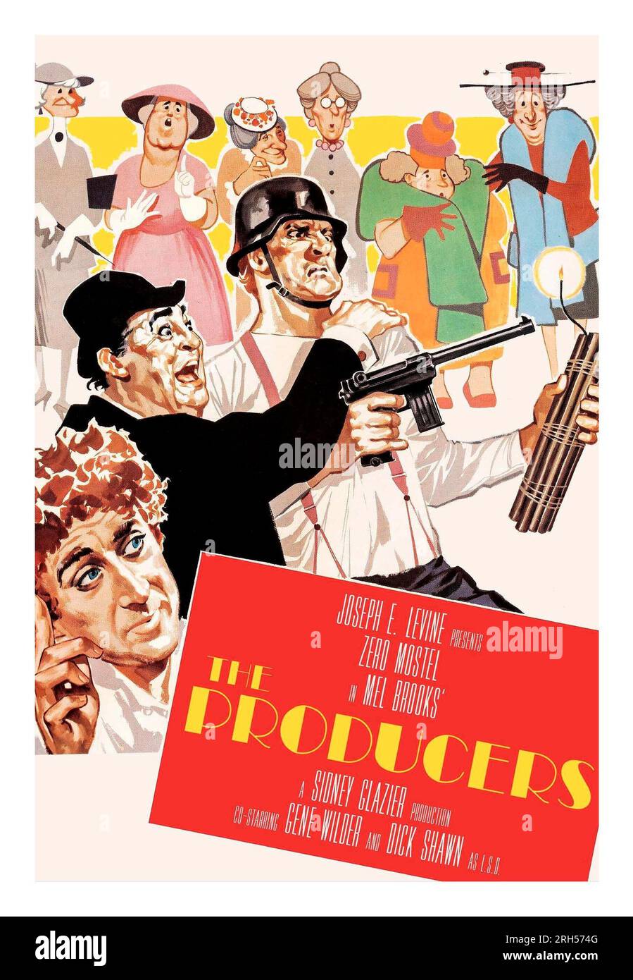 DIE HERSTELLER (1968) unter der Regie von MEL BROOKS. Kredit: BOTSCHAFTSFOTOS/Album Stockfoto