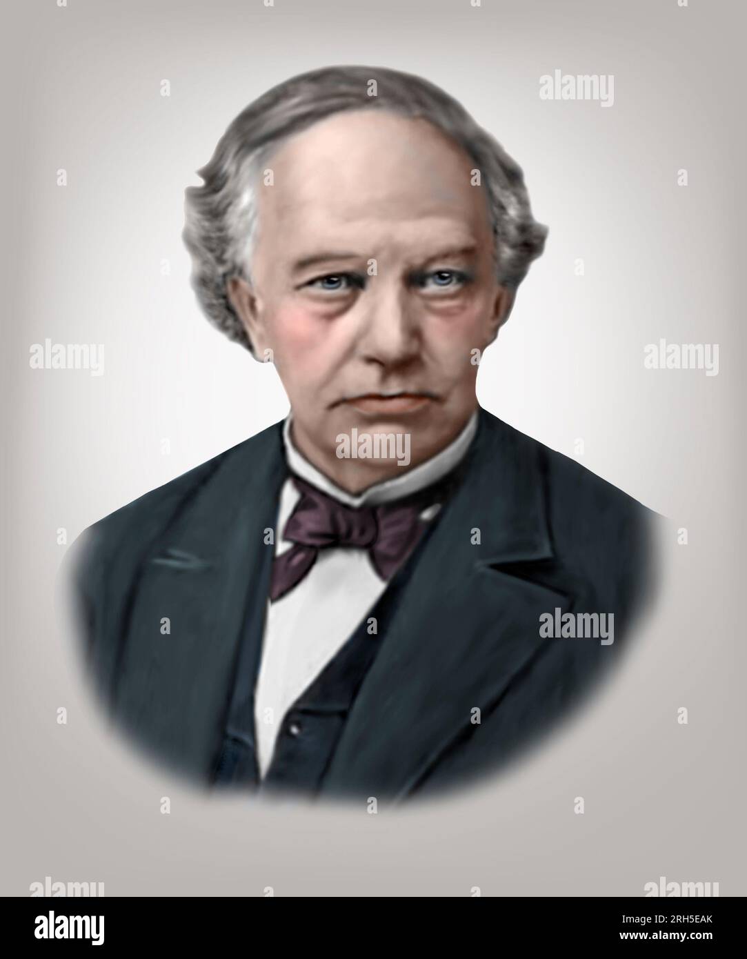 Charles Hermite 1822-1901. Französischer Mathematiker Stockfoto