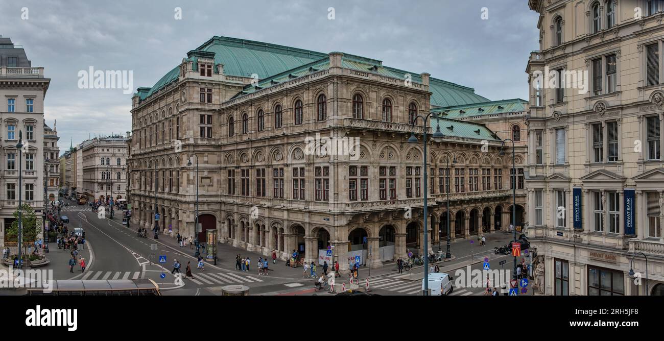 Die Staatsoper in Wien Stockfoto