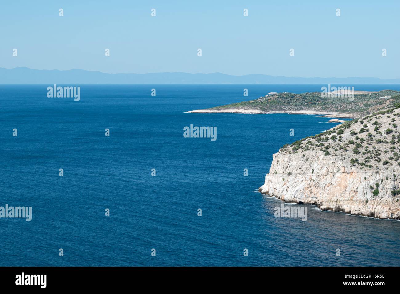 Schöne Landschaft aus Thassos, Griechenland Stockfoto