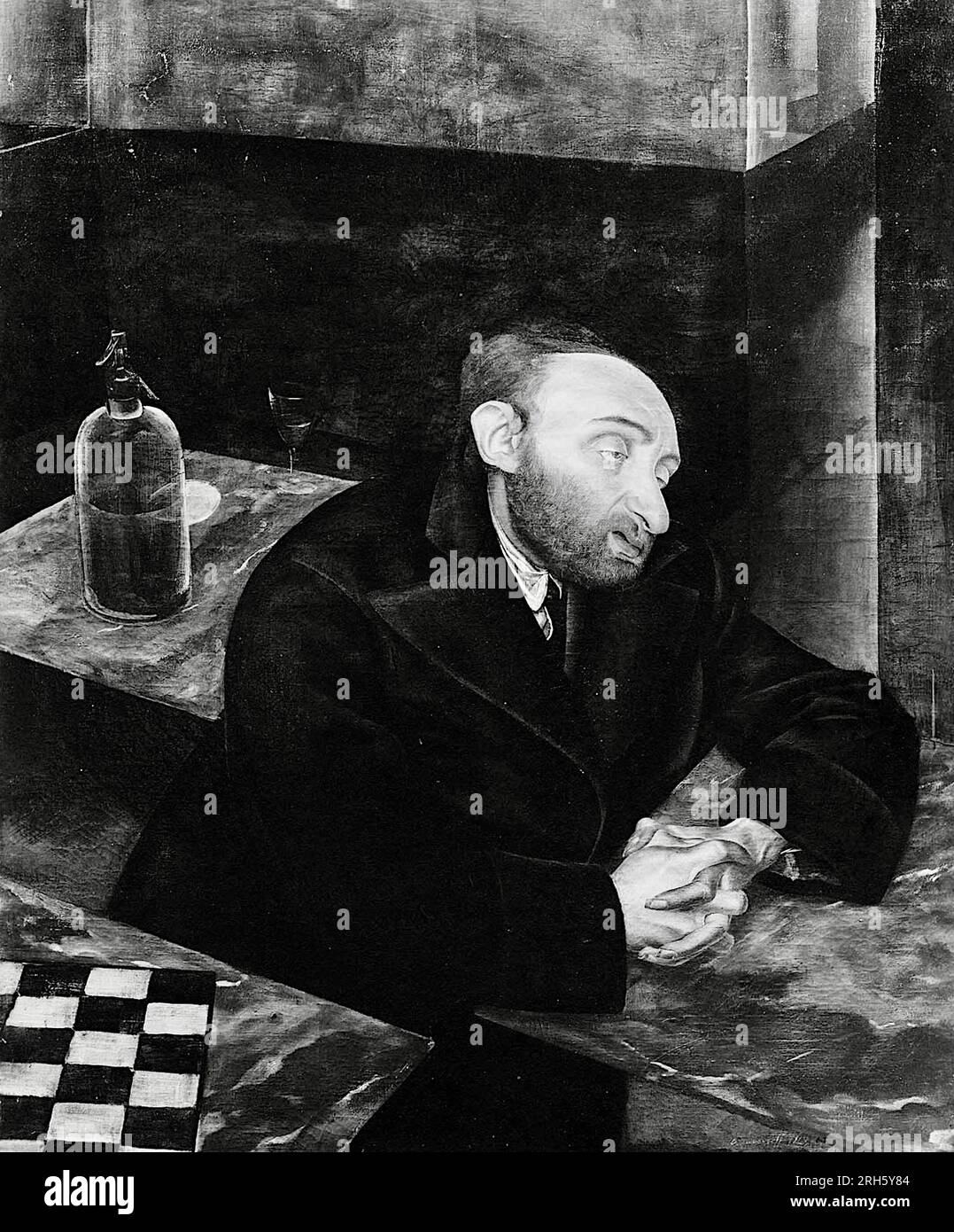 Alexandre Jacovleff - im Café de la Rotonde, Paris 1921 Stockfoto