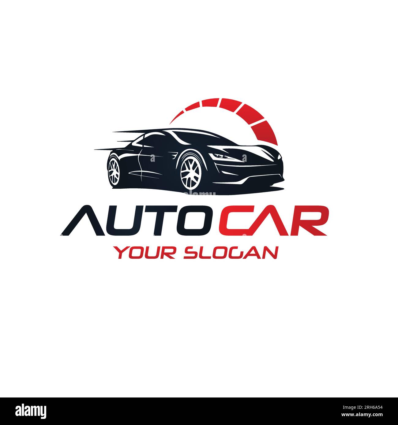 Design Des Automarke-Logos, Vektordesign Des Premium-Automarke-Logos Stock Vektor