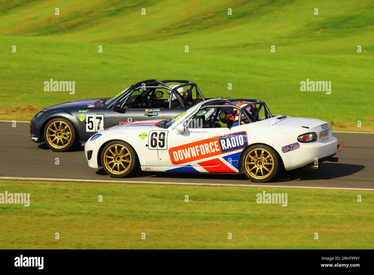 BRSCC SOMMERRENNEN-WOCHENENDE CADWELL PARK 2023 Stockfoto