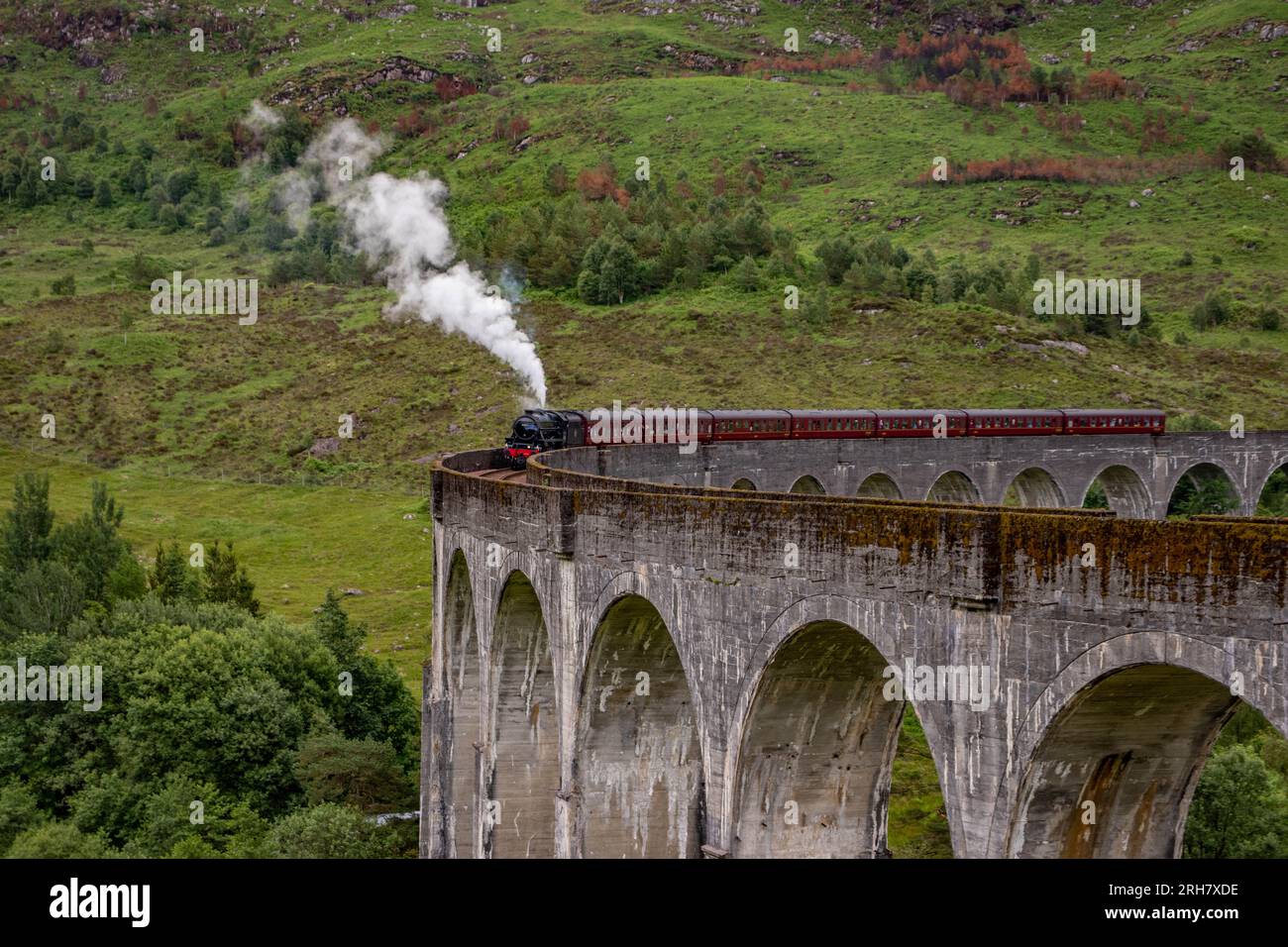 Glenfinnan Viadukt Stockfoto