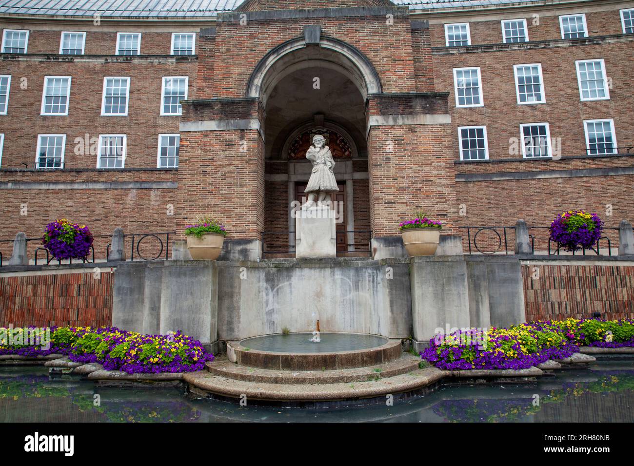 Elisabethan Seaman Statue, Bristol City Hall Formell Das Council House, College Green, Bristol Stockfoto