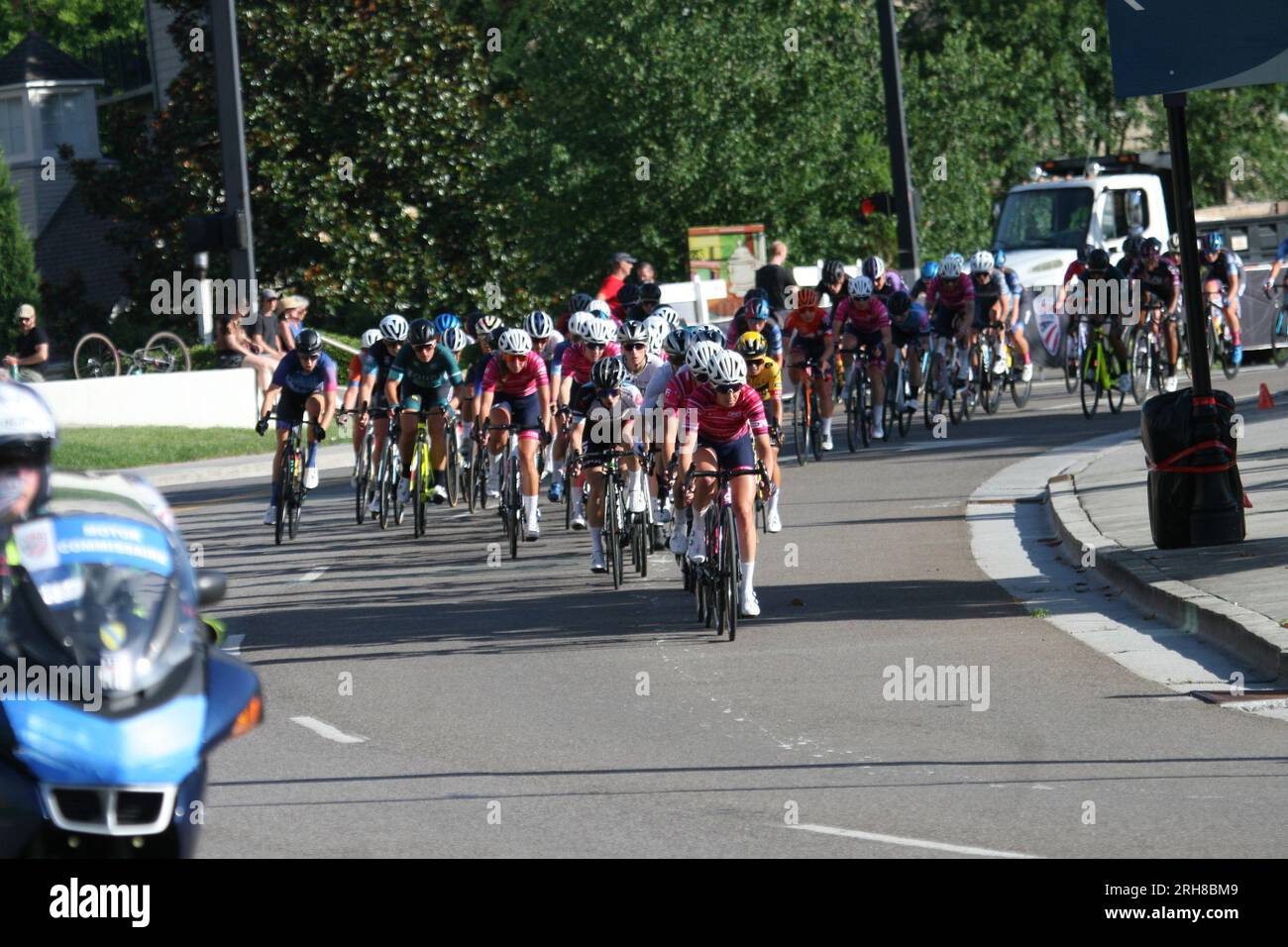 USA Cycling Pro Championships 2023 in Knoxville, Tennessee, USA. Professionelle Radfahren für Frauen Stockfoto