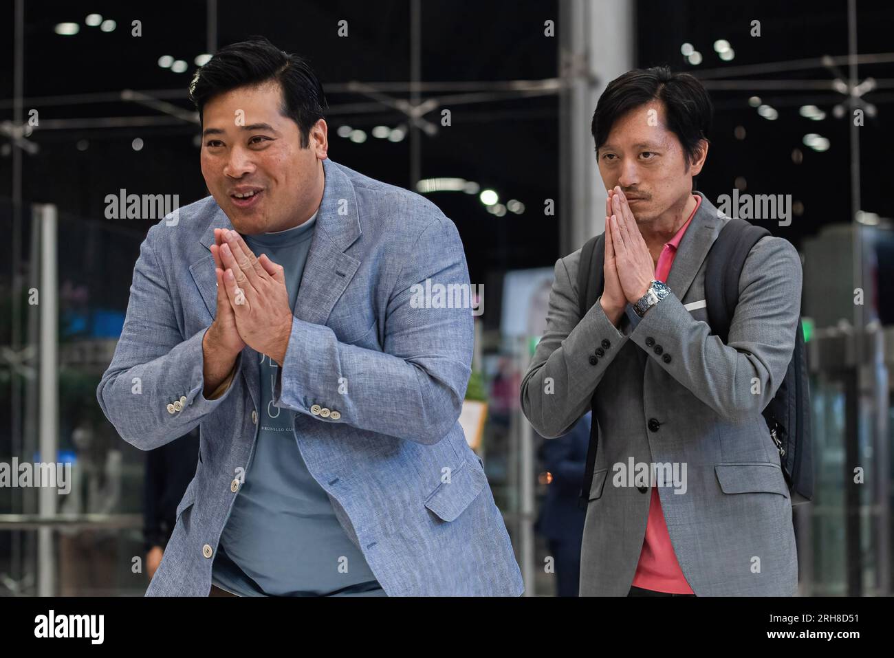 Samut Prakarn, Thailand. 14. Aug. 2023. Söhne des thailändischen Königs