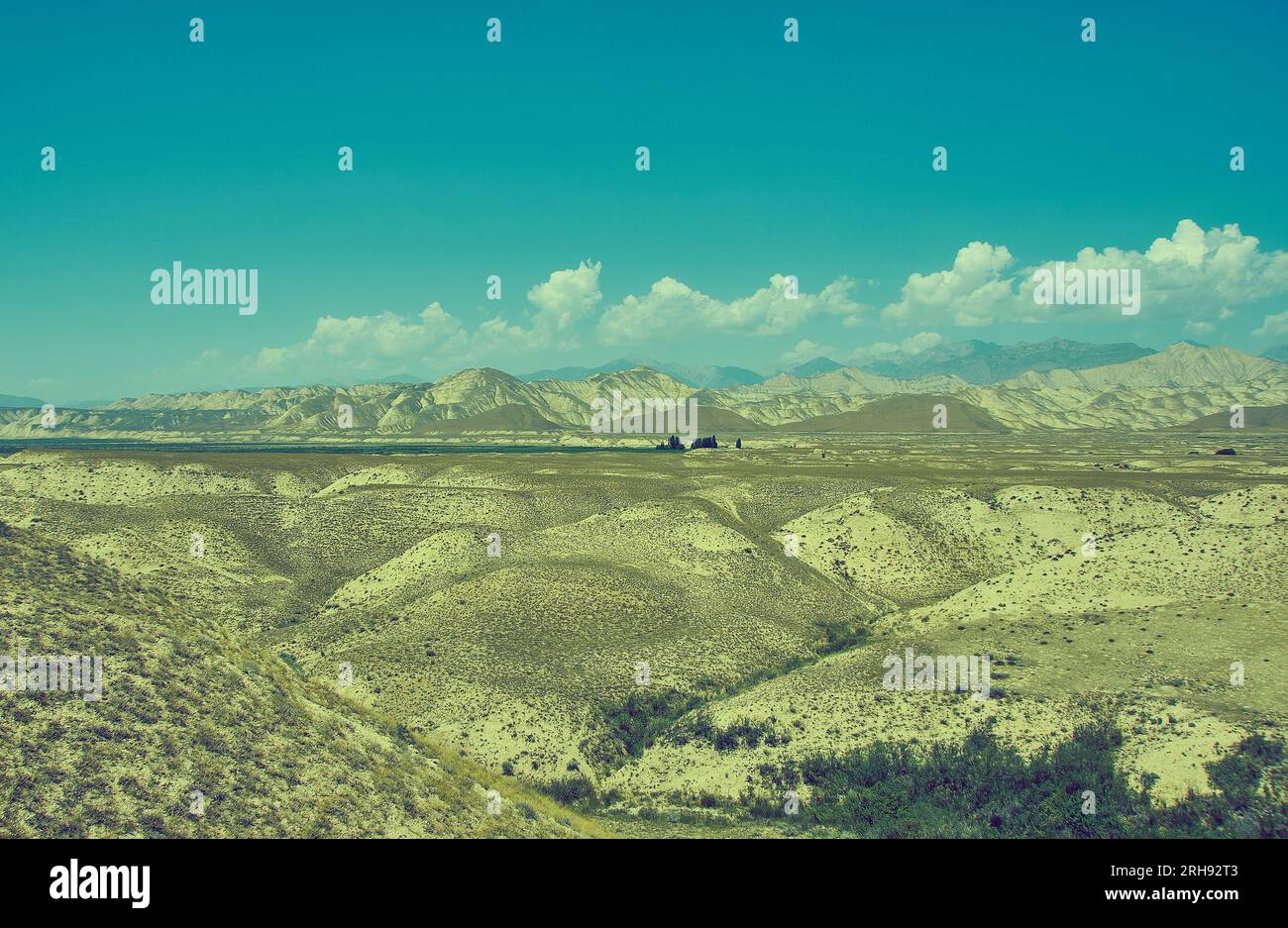 Hochplateau Bezirk Jalal-Abad Region Kirgisistan Stockfoto Hochplateau Bezirk Jalal-Abad Region Kirgisistan Stockfoto