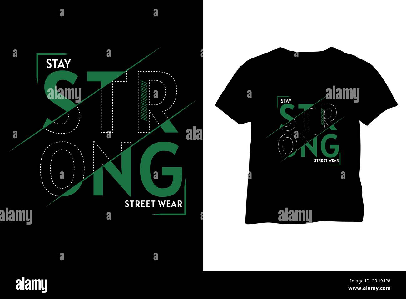 Minimalistische Typografie T-Shirt-Design grafisches T-Shirt-Design Stock Vektor