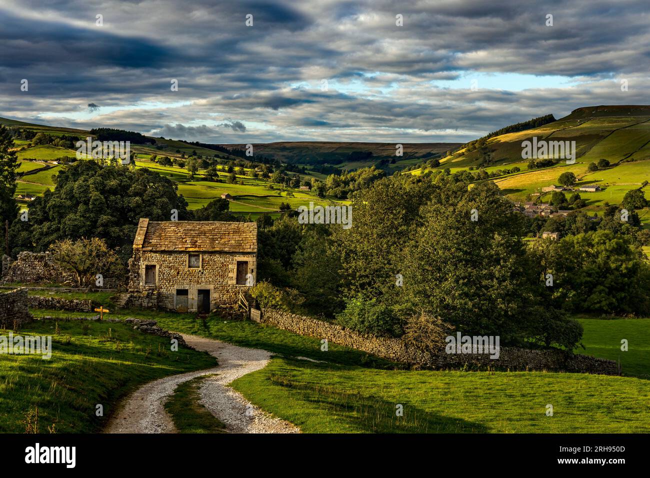 Nidderdale; Blayshaw Barn; Yorkshire Dales; Vereinigtes Königreich Stockfoto