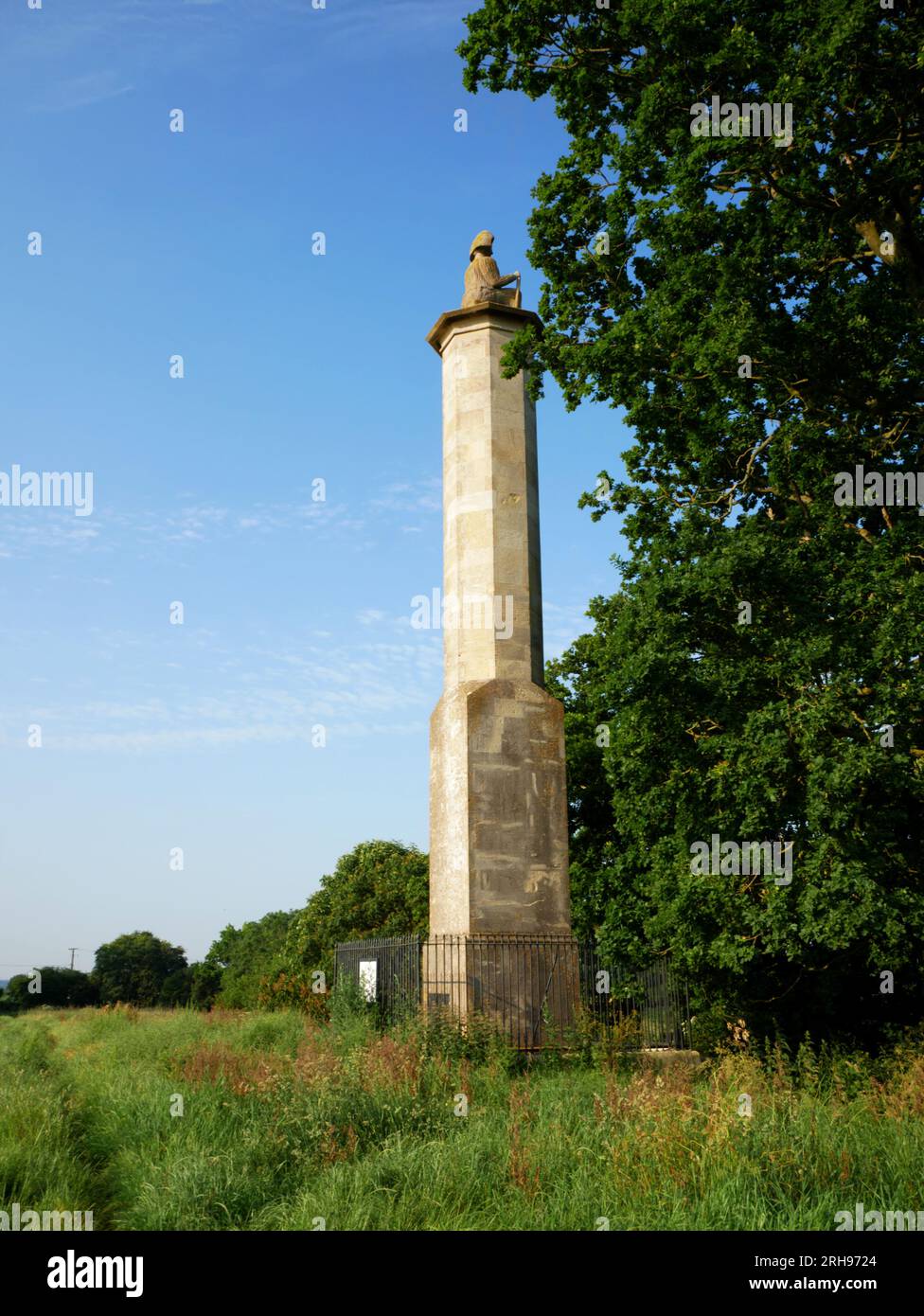 Maud Heath Monument, Wick Hill, Chippenham, Wiltshire. Errichtet 1838 von Revd W. Bowles und dem 3. Marquis von Lansdowne zum Gedenken an Maud Heath Stockfoto