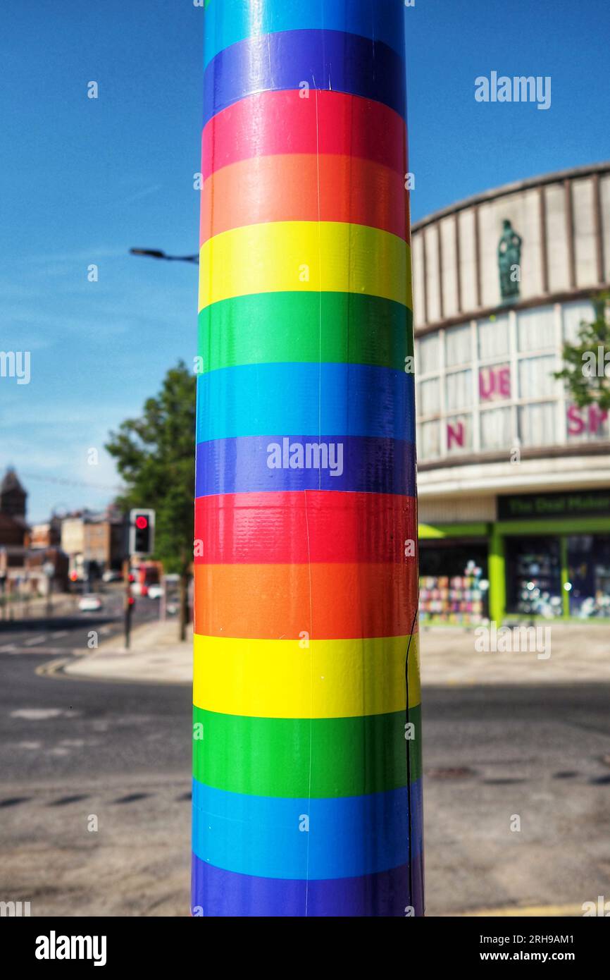 Pride Pole Stockfoto