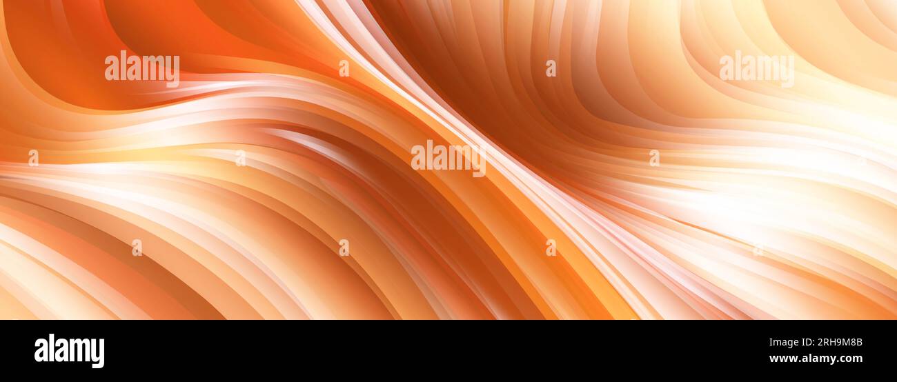 3D-Vektor moderner abstrakter Hintergrund mit Wellenformen. Stock Vektor