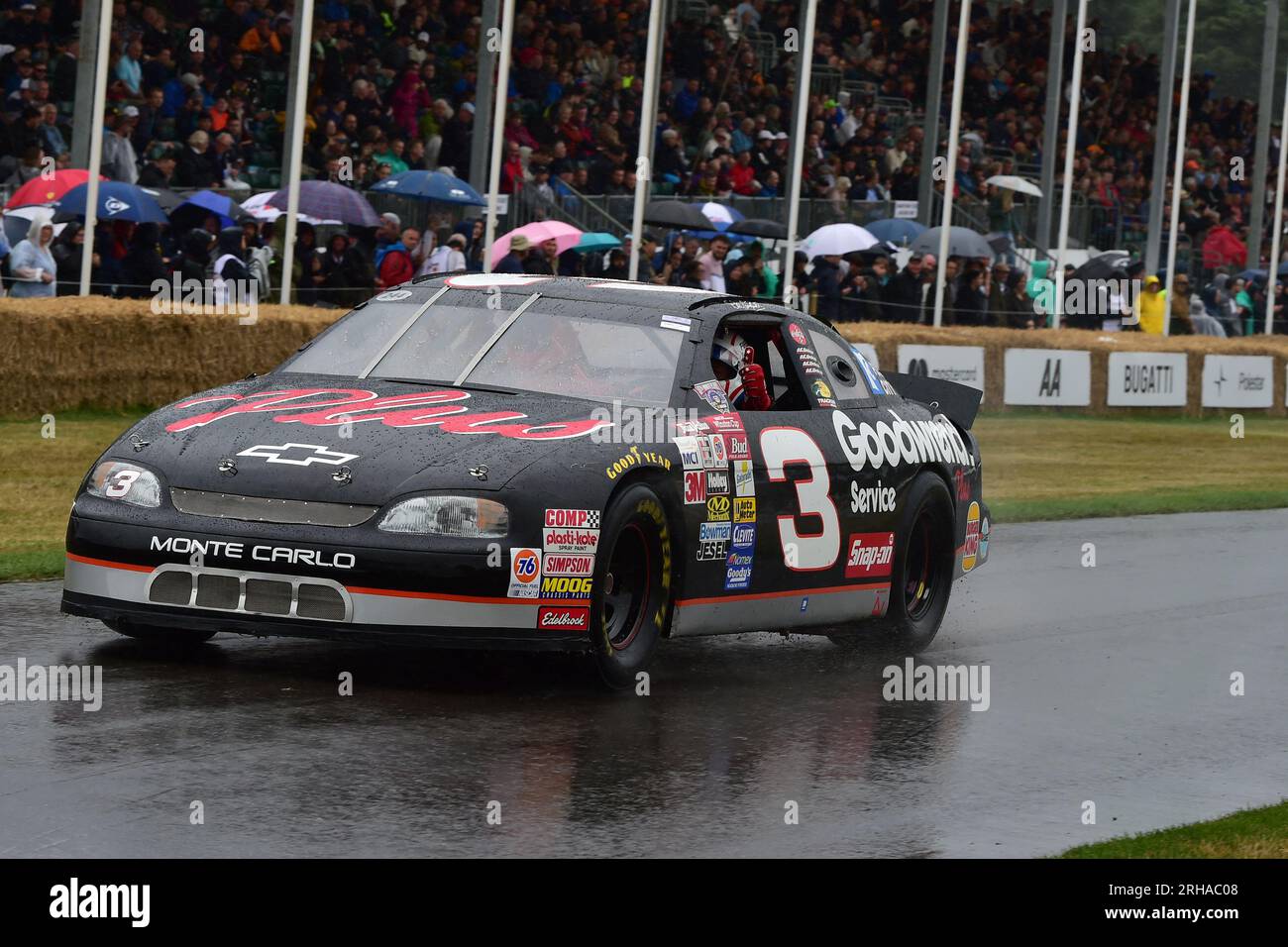 Chevrolet Monte Carlo, 75 Jahre NASCAR, National Association for Stock Car Racing, Racing Machines aus den guten alten USA, wo Kubikzoll sind Stockfoto